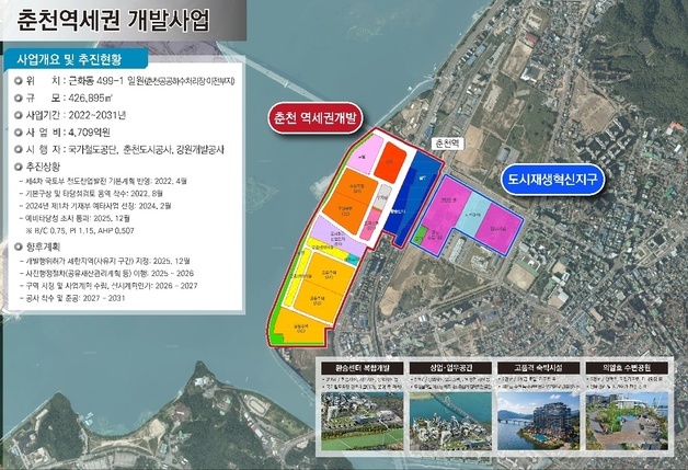 '원도심 확 바뀐다' 춘천 역세권·캠프페이지 개발…시민들 반색