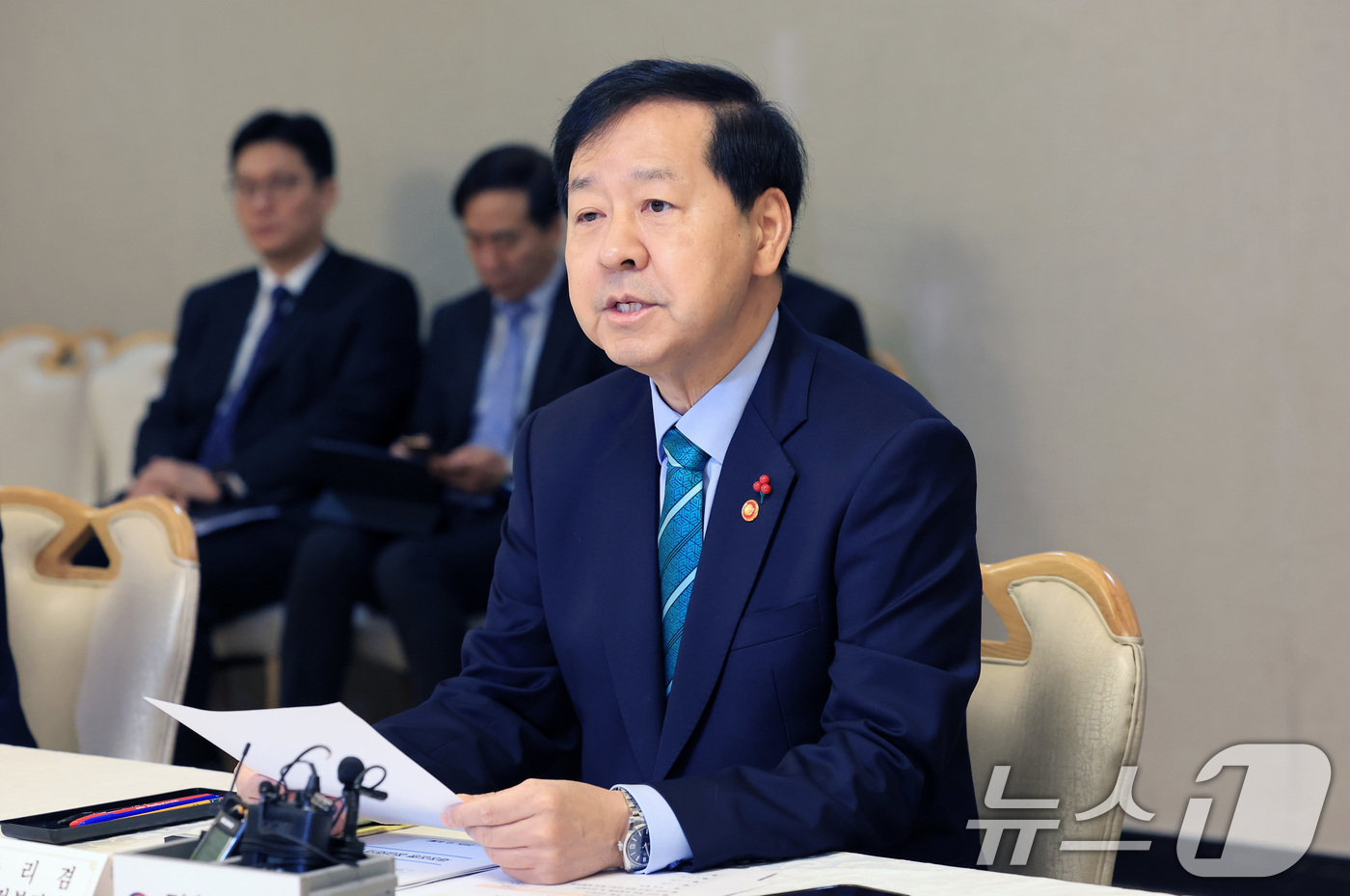 (서울=뉴스1) 임세영 기자 = 구윤철 경제부총리 겸 기획재정부 장관이 8일 오전 서울 종로구 정부서울청사에서 열린 제28차 관계부처 합동 재정집행 점검회의에서 모두발언을 하고 있 …