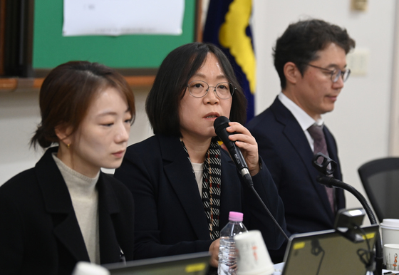 법관대표회의 발언하는 김예영 의장