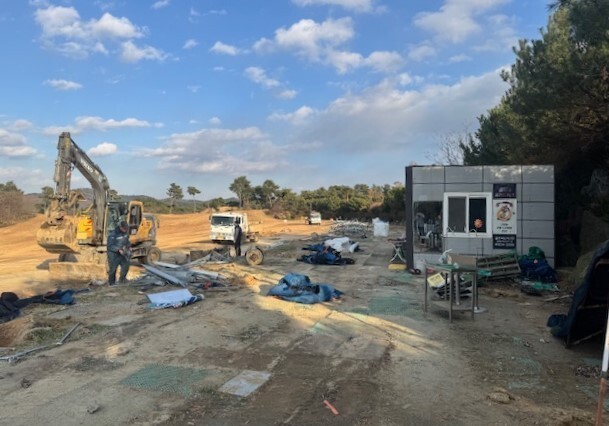 익산시, 시유지 무단 점유 '웅포 골프연습장' 자진 철거