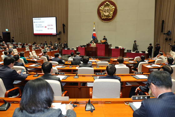 국힘 "내일 본회의 어떤 법안 올라오든 필리버스터 돌입"