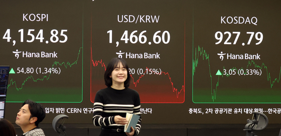 코스피 4154.85로 상승 마감