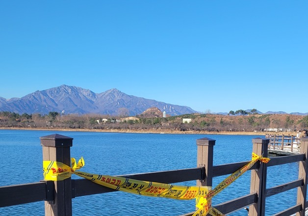 속초 영랑호 부교서 합선 사고…환경단체, 시에 출입금지 요청