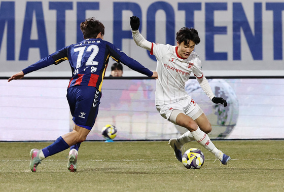 부천FC 김규민, 드리블 돌파