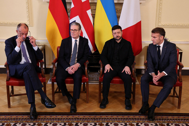 젤렌스키, 영·프·독과 전쟁 대책 논의 시작…"안보 보장"