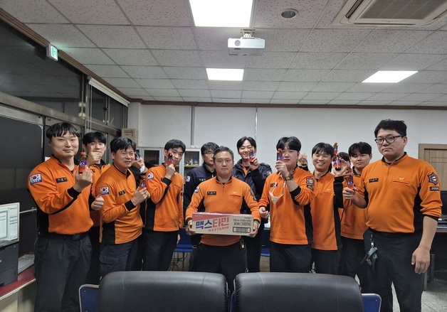 웅진식품 솔브앤고 맥스타민, '소방의 날' 기념 이벤트 성료