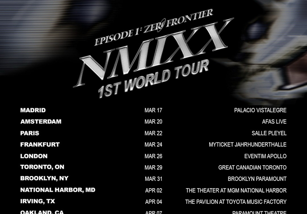 엔믹스, 데뷔 첫 월드투어 개최…유럽·북미 총 11개 도시