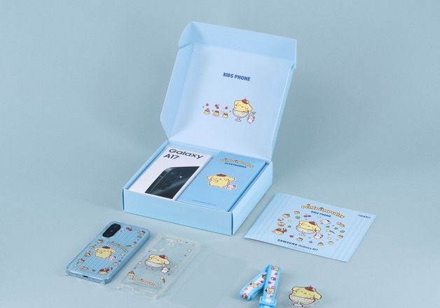 KT, 폼폼푸린 키즈폰 사전예약…'갤럭시A17 LTE' 기반