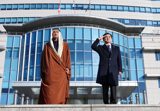 나란히 선 한·UAE 국방장관