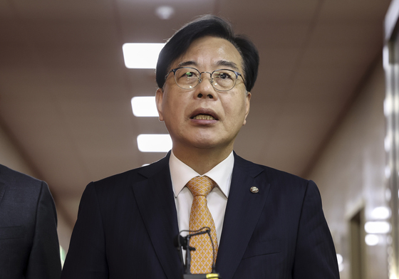 입장 밝히는 송언석 원내대표