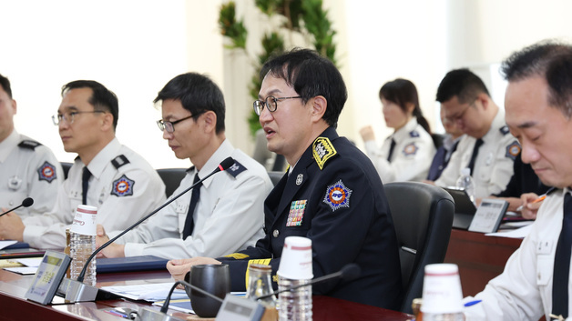 소방청-국군대전병원 의료분야 협력 발언하는 김승룡 소방청장 직무대행