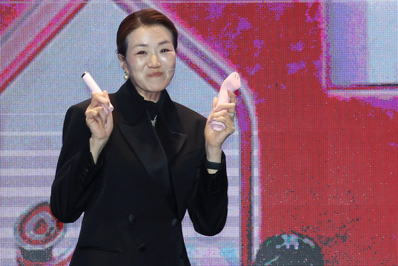 한진 언박싱데이 주제 발표하는 조현민 사장