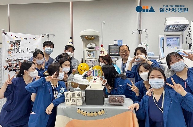 일산차병원서 570g으로 태어난 이안이, 100여 일만에 집으로