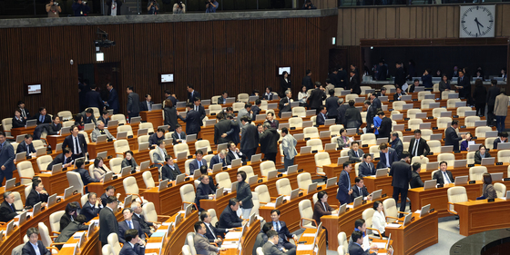 정기국회 마지막 날, 국민의힘 무제한토론 돌입