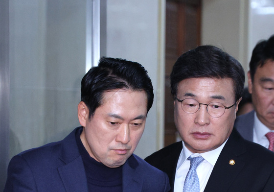 항의 방문 마친 장동혁