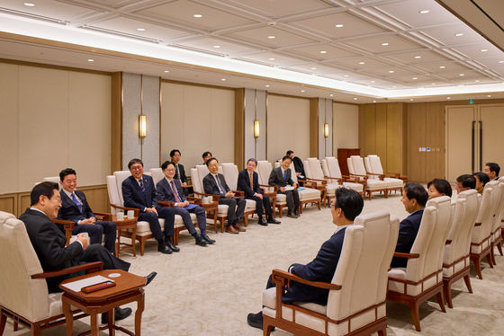 이재명 대통령, 국무회의 사전 차담