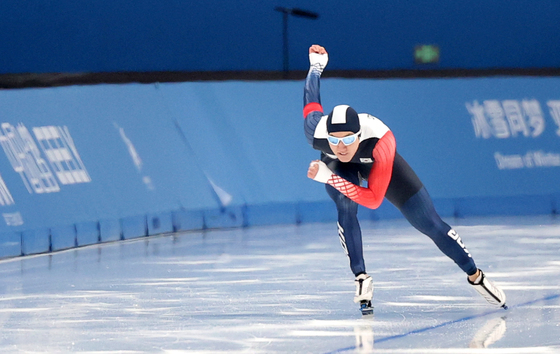'올림픽 불발' 빙속 차민규, 동계체전 남자 1000m 3위…반등 발판