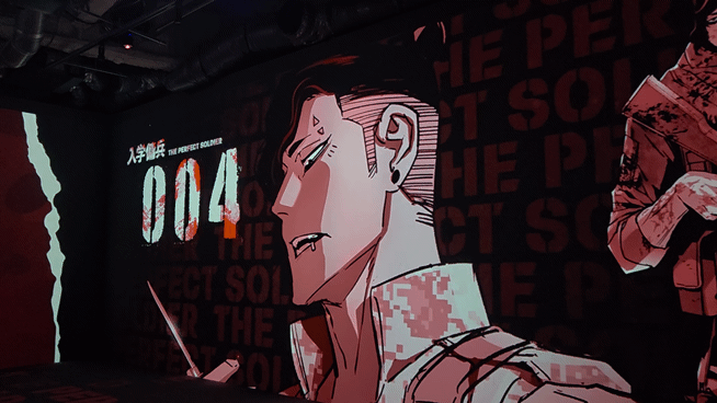 본문 이미지 - '입학용병' 팝업스토어 미디어존 화면 ⓒ 뉴스1 손엄지 기자