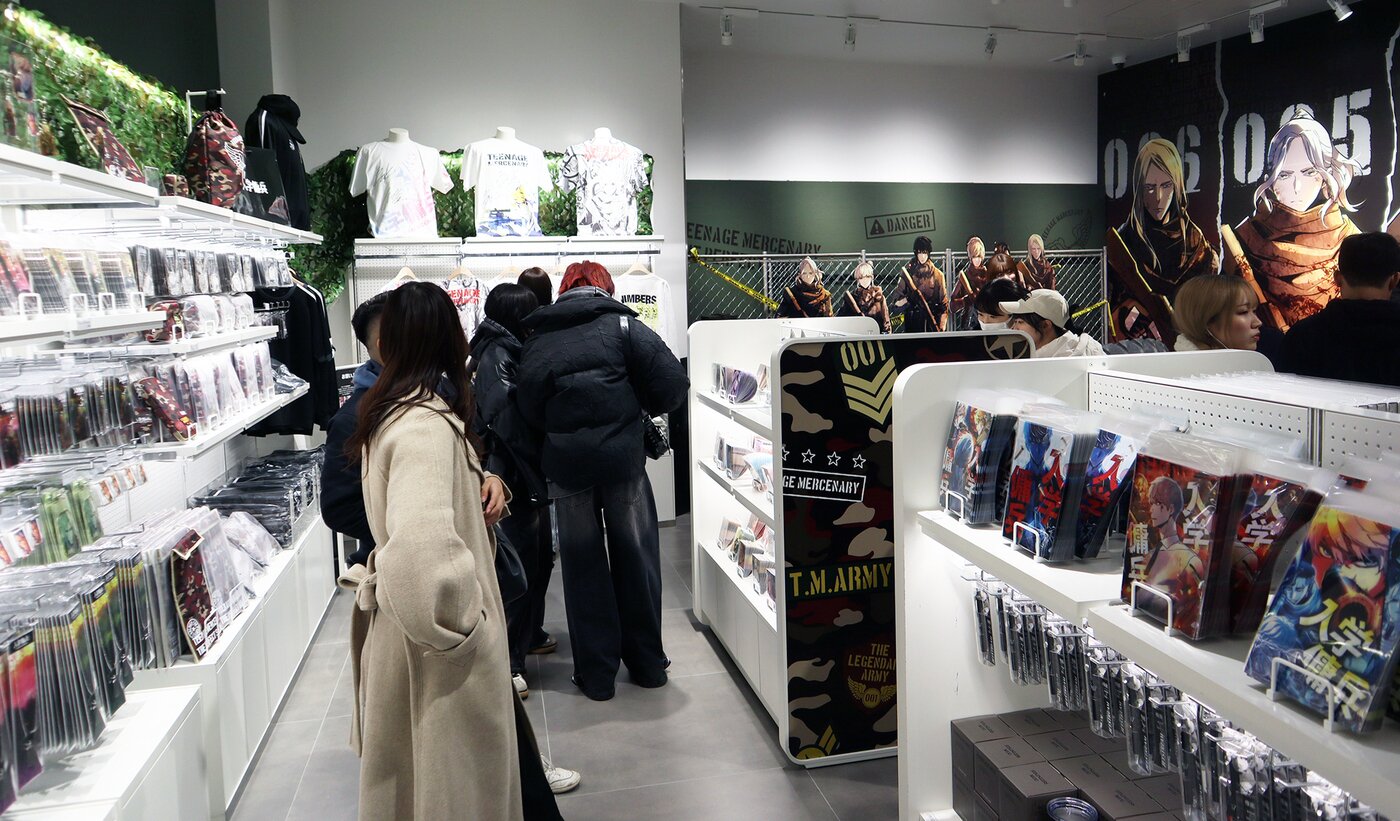 본문 이미지 - '입학용병' 팝업스토어 (네이버웹툰 제공)