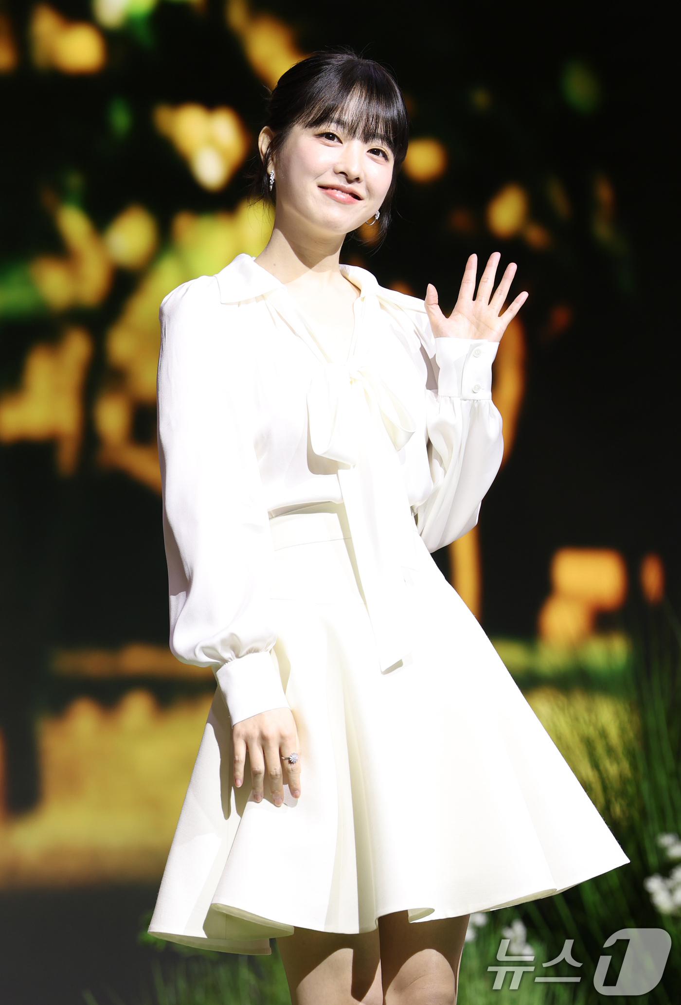 (서울=뉴스1) 권현진 기자 = 배우 박보영이 12일 서울 종로구 JW메리어트 동대문 스퀘어 서울에서 열린 넷플릭스 시리즈 '멜로무비' 제작발표회에서 포즈를 취하고 있다.'멜로무비 …