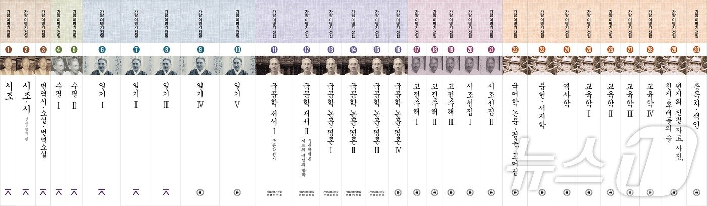 본문 이미지 - 가람 이병기 전집(전북대 제공. 재판매 및 DB금지) 2025.2.12/뉴스1