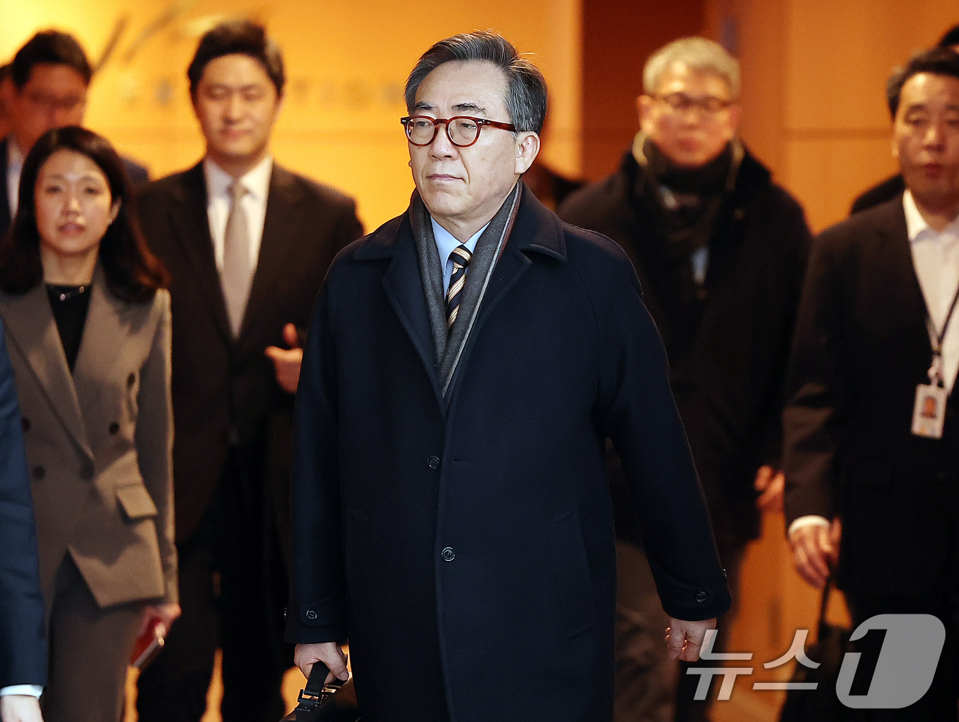 (인천공항=뉴스1) 김진환 기자 = 조태열 외교부 장관이 14일 오후 유럽 최대 규모 안보 국제회의인 뮌헨안보회의(MSC) 참석 차 인천국제공항을 통해 독일 뮌헨으로 출국하고 있다 …
