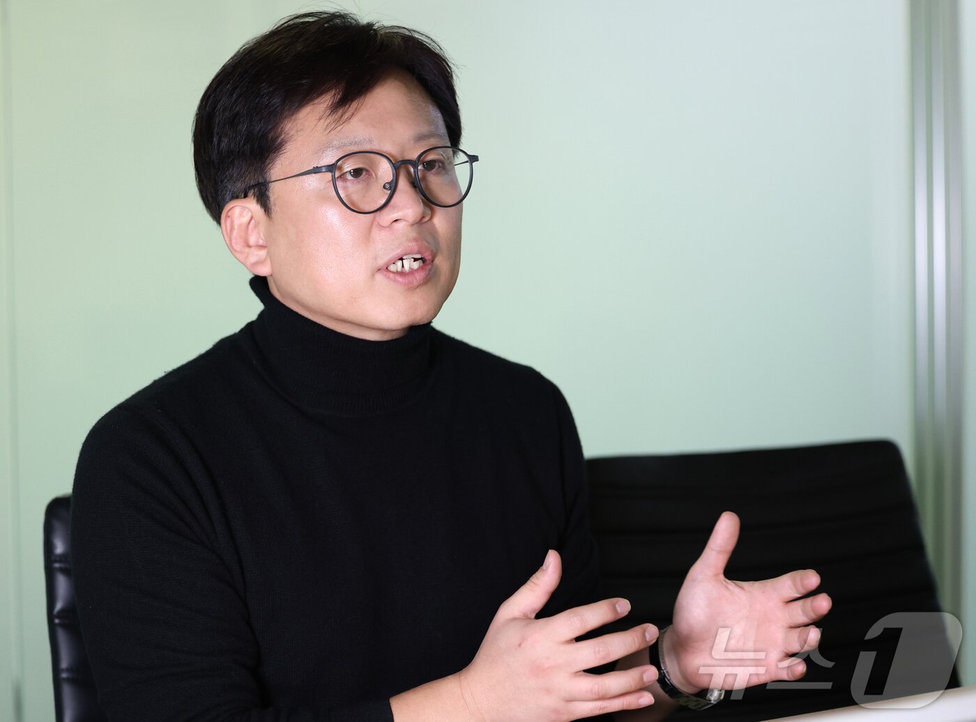 본문 이미지 - 이현재 예스퓨처 대표가 14일 서울 종로구 뉴스1 사옥에서 인터뷰를 하고 있다. 2025.2.14/뉴스1 ⓒ News1 권현진 기자