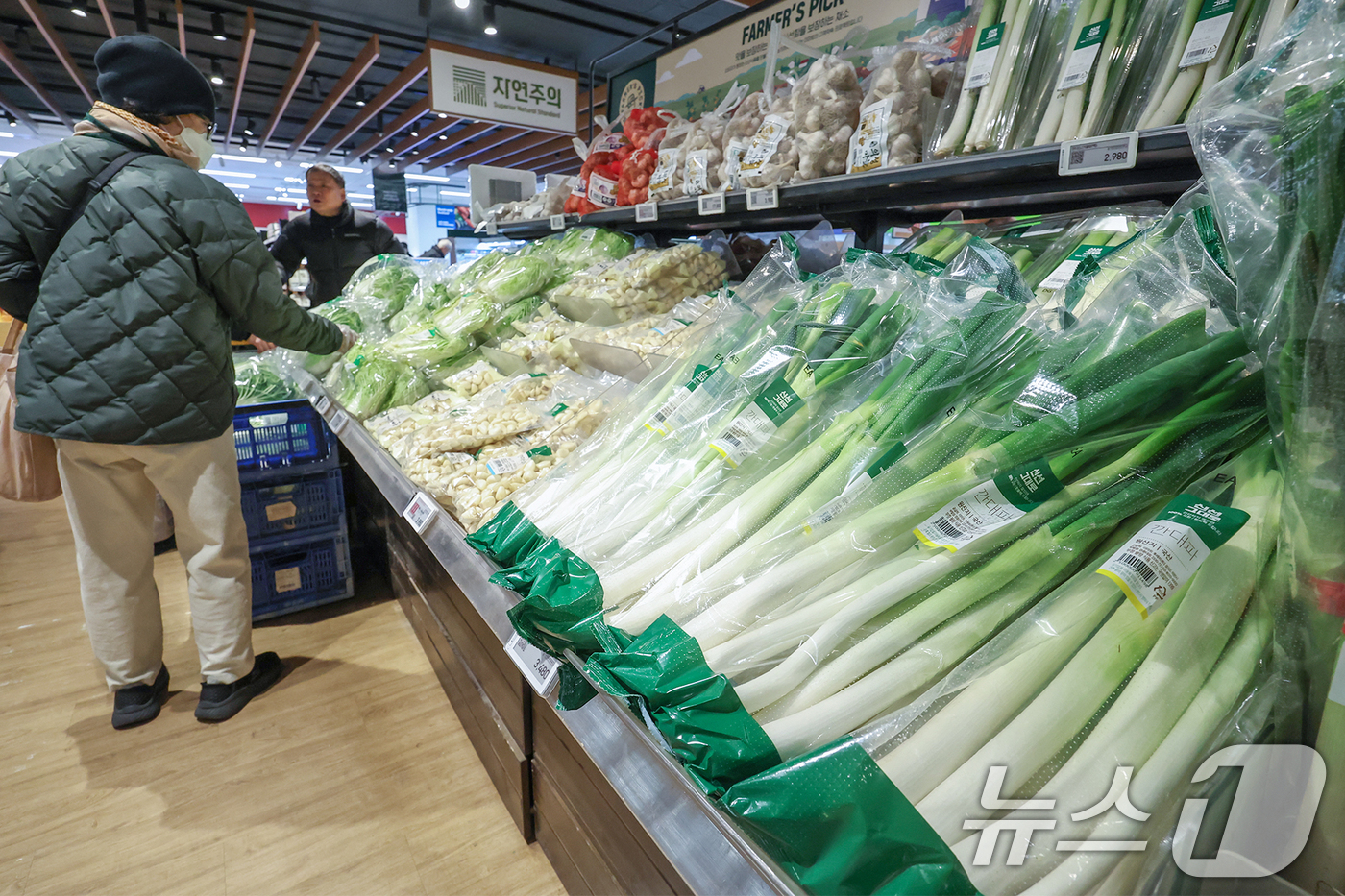 (서울=뉴스1) 민경석 기자 = 작물이 주로 나는 남부 지방에서 최근 폭설이 내리면서 농작물 피해가 발생해 '베지플레이션'(채소류 가격 급등) 현상이 나타나고 있다.16일 서울의 …