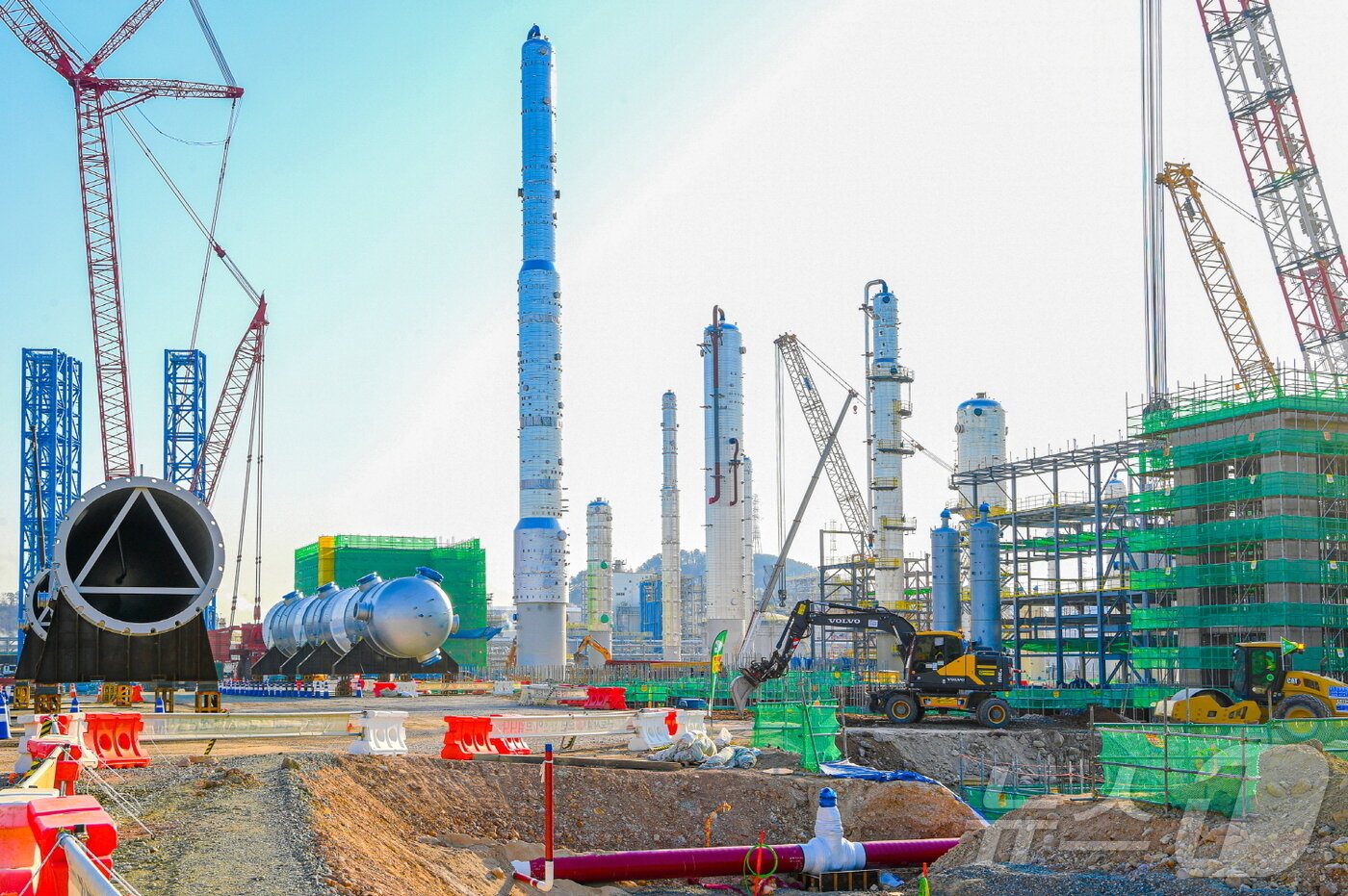 본문 이미지 - S-OIL 샤힌 프로젝트 공사 현장. (S-OIL 제공. 재판매 및 DB 금지) /뉴스1