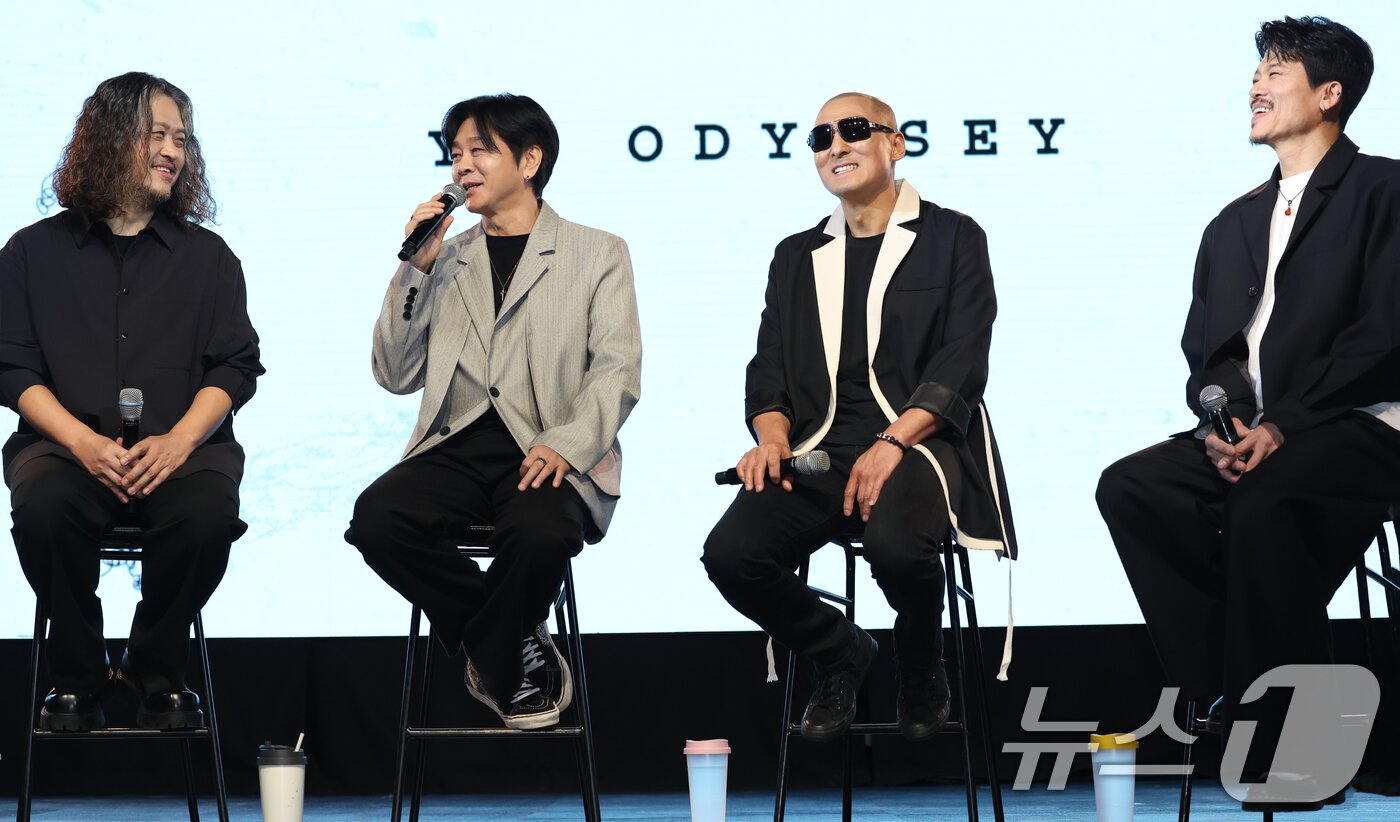 본문 이미지 - 록밴드 YB의 허준, 윤도현, 김진원, 박태희(왼쪽부터) ⓒ News1 권현진 기자