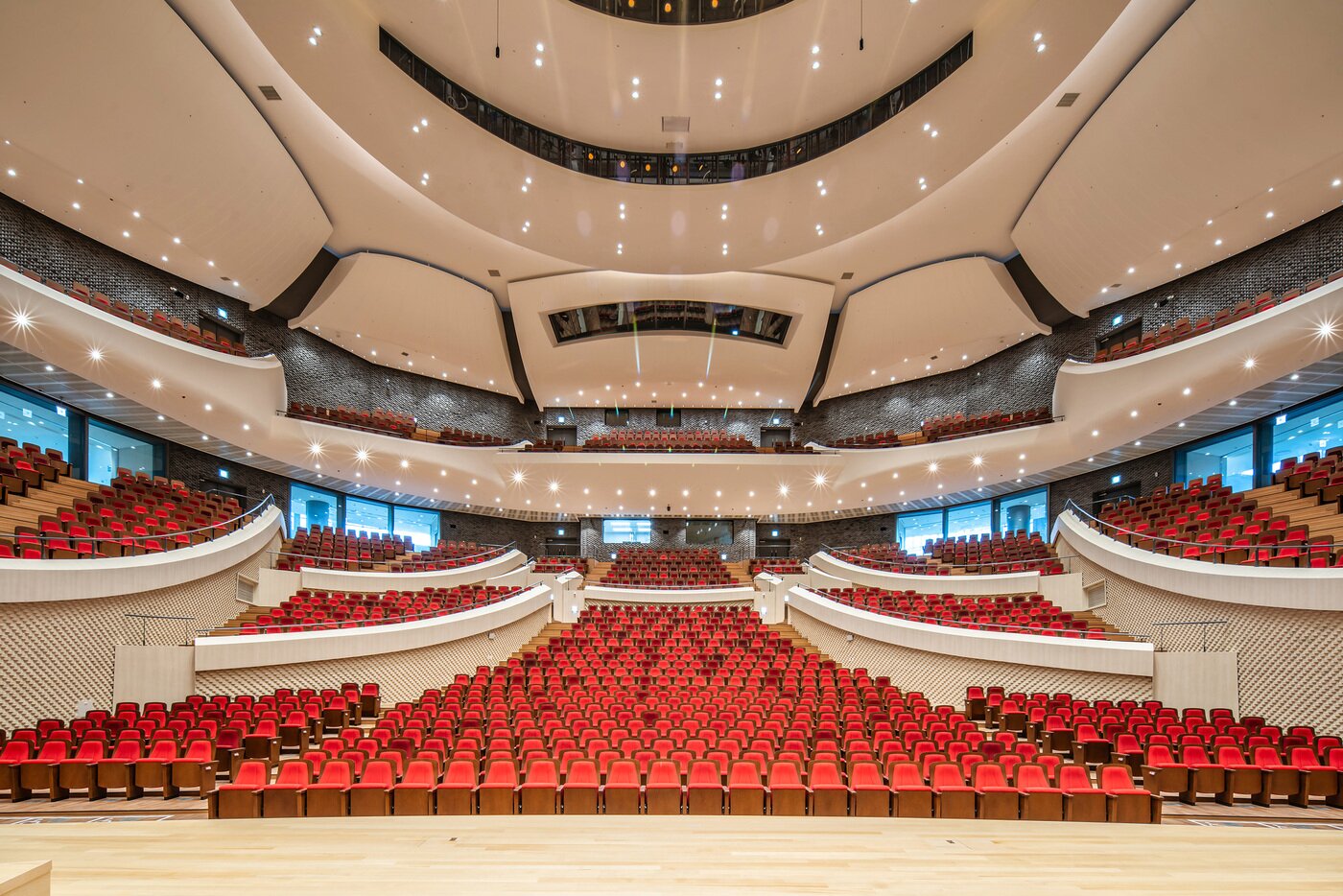본문 이미지 - 6월 개관하는 부산콘서트홀 내부 사진 (부산시 클래식부산 제공)