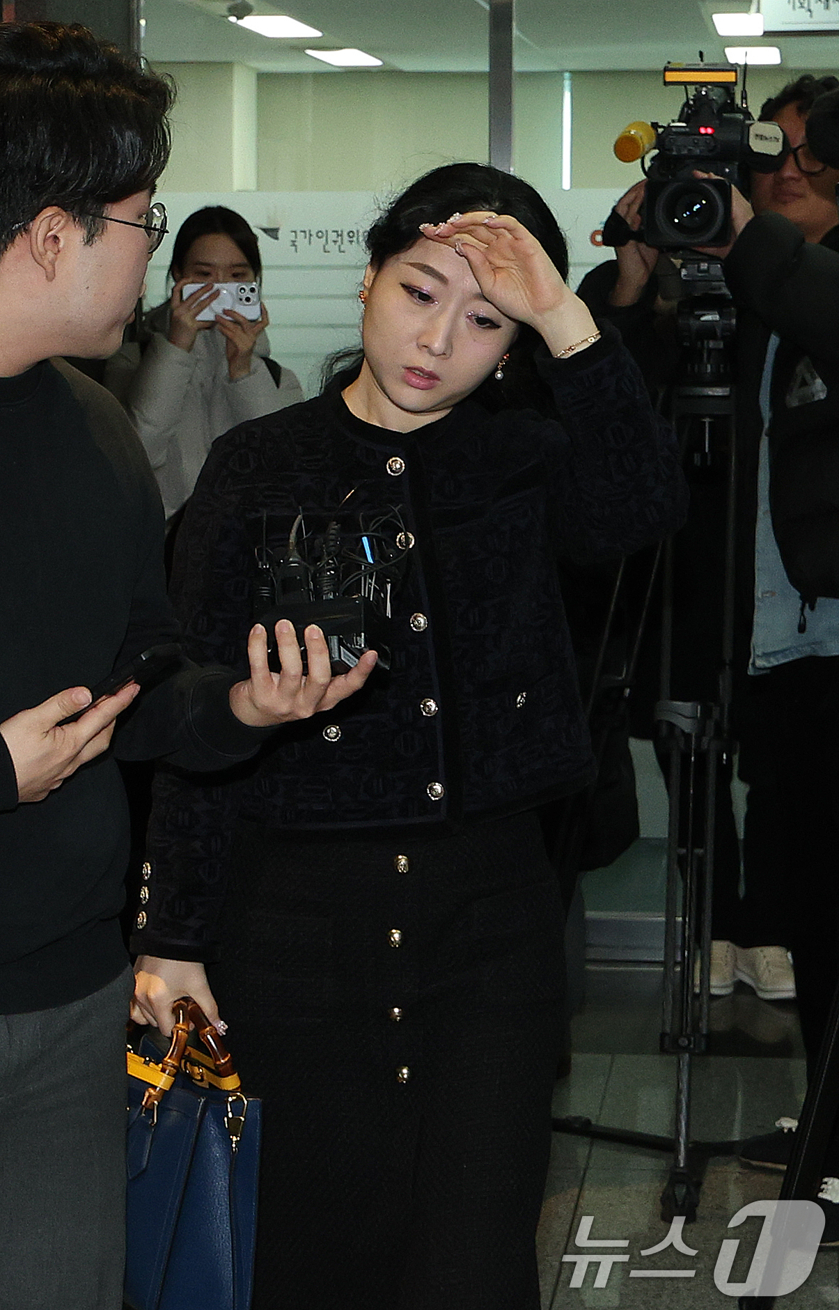 (서울=뉴스1) 신웅수 기자 = 이한별 국가인권위원회 비상임위원이 18일 오전 서울 중구 인권위에서 열린 군인권보호위원회(군인권소위)에 참석하고 있다.김용원 상임위원이 위원장인 군 …