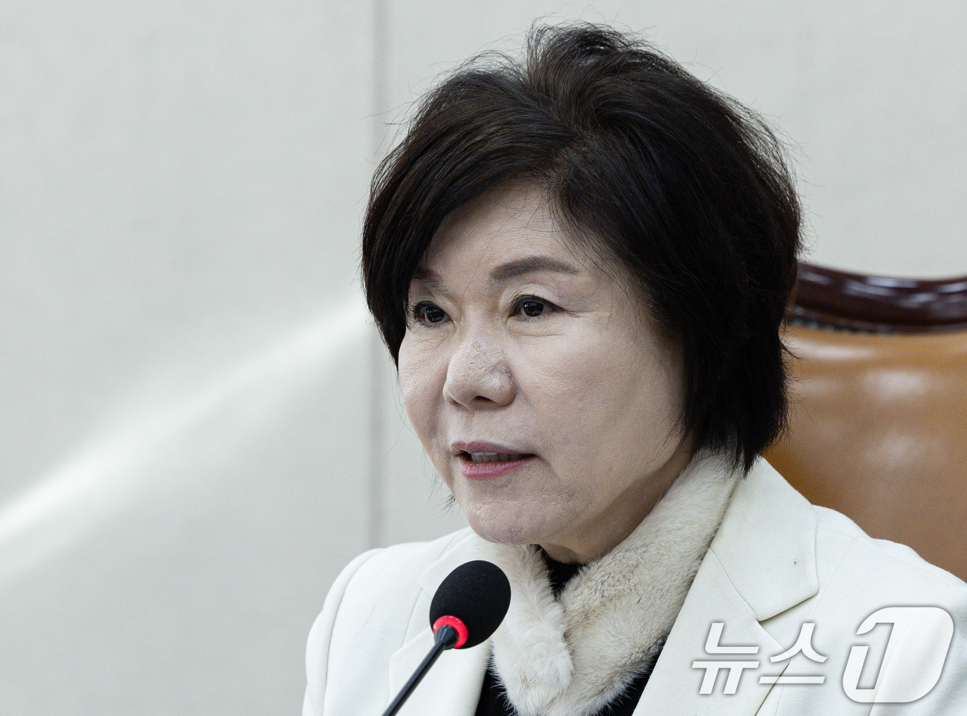 (서울=뉴스1) 이재명 기자 = 조은희 국회 행정안전위원회 제2소위원회 위원장이 20일 오전 서울 여의도 국회에서 열린 제422회(임시회) 행안위 제1차 법안심사 제2소위원회의에서 …