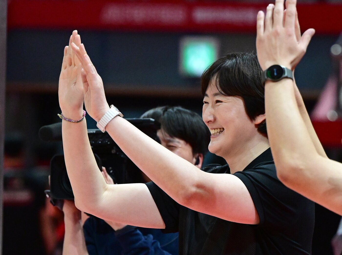 본문 이미지 - 페퍼저축은행의 팀 분위기를 재정비한 장소연 감독. (KOVO 제공)