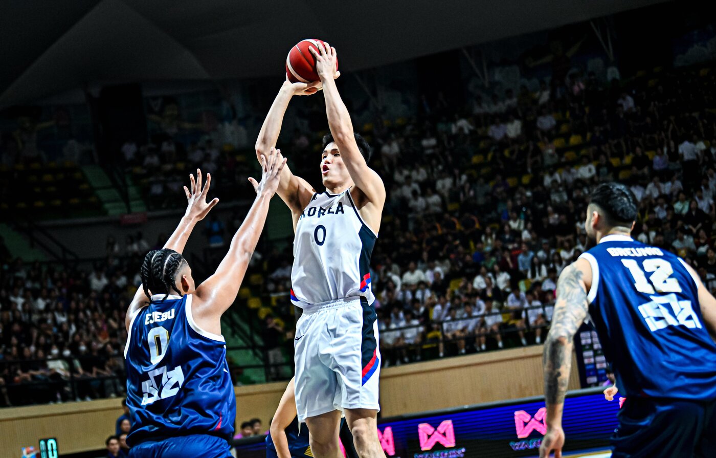 본문 이미지 - 남자 농구대표팀 하윤기. (대한민국농구협회 제공)