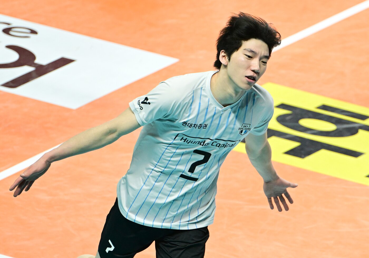 본문 이미지 - 현대캐피탈 허수봉. &#40;KOVO 제공&#41;