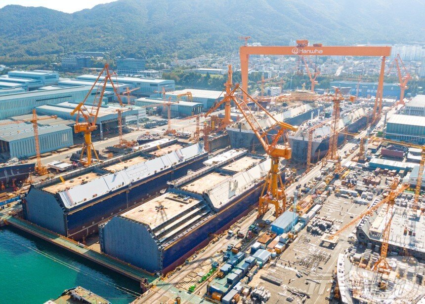 본문 이미지 - 한화오션 거제사업장<자료사진>(한화오션 제공).