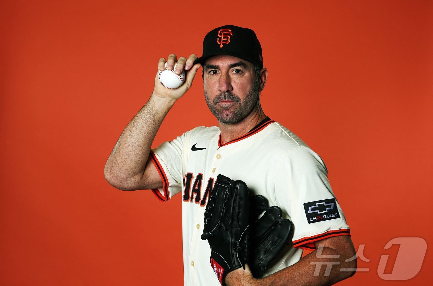 본문 이미지 - 샌프란시스코 자이언츠 유니폼을 입은 저스틴 벌랜더. ⓒ AFP=뉴스1