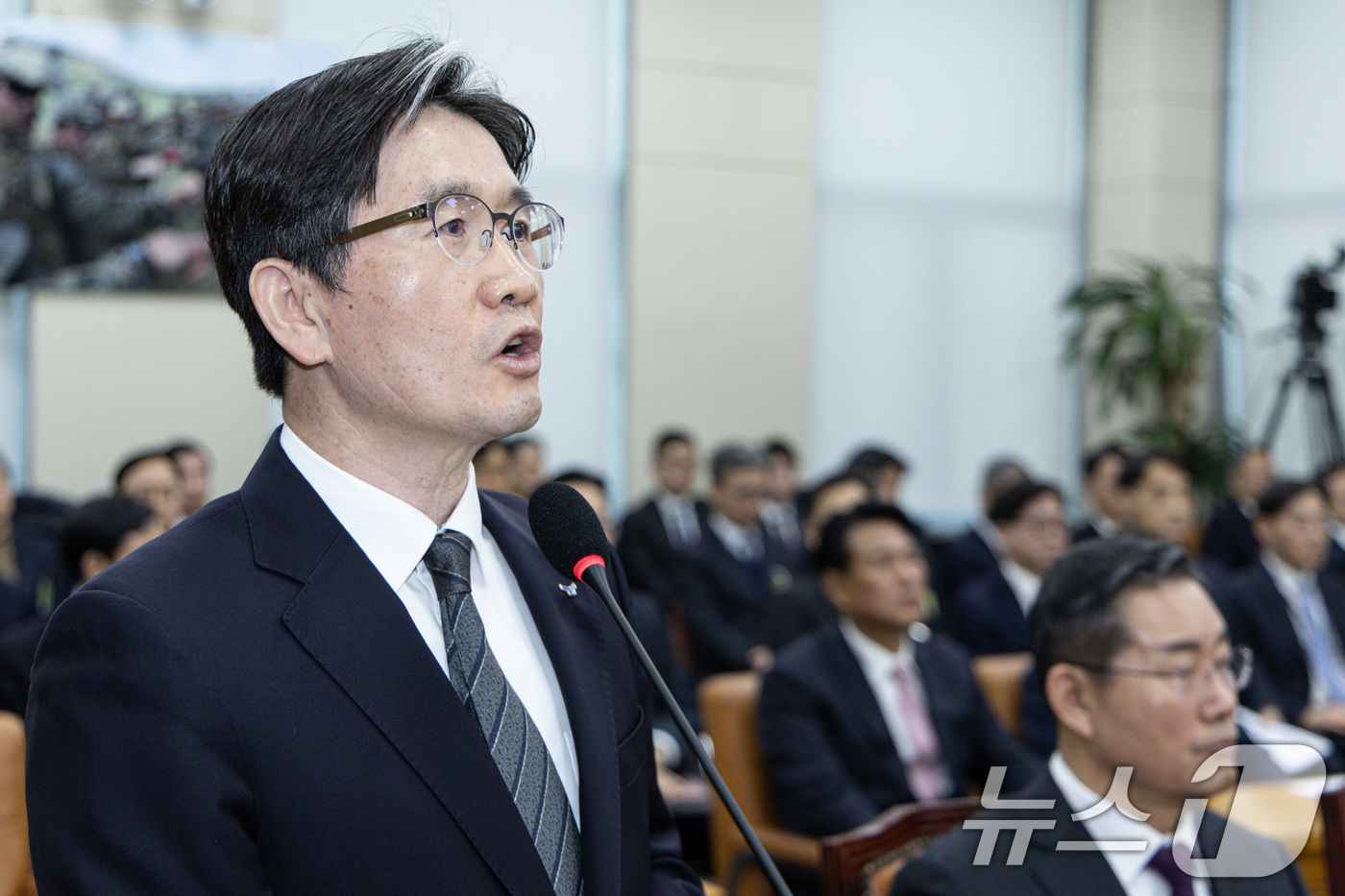 (서울=뉴스1) 이재명 기자 = 오동운 고위공직자범죄수사처(공수처) 처장이 25일 오전 서울 여의도 국회에서 열린 윤석열 정부의 비상계엄 선포를 통한 내란 혐의 진상규명 국정조사 …