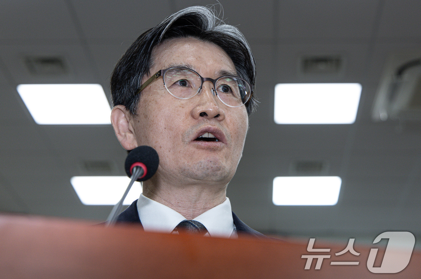 (서울=뉴스1) 이재명 기자 = 오동운 고위공직자범죄수사처(공수처) 처장이 25일 오전 서울 여의도 국회에서 열린 윤석열 정부의 비상계엄 선포를 통한 내란 혐의 진상규명 국정조사 …