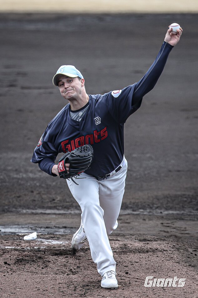 본문 이미지 - 롯데 자이언츠의 새 외국인 투수 터커 데이비슨. (롯데 자이언츠 제공)