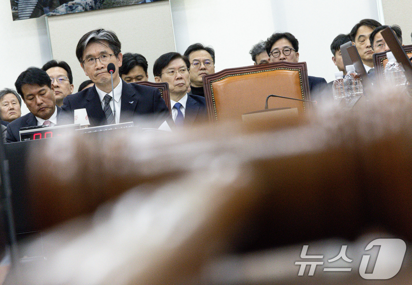 (서울=뉴스1) 이재명 기자 = 오동운 고위공직자범죄수사처(공수처) 처장이 25일 오후 서울 여의도 국회에서 열린 윤석열 정부의 비상계엄 선포를 통한 내란 혐의 진상규명 국정조사 …