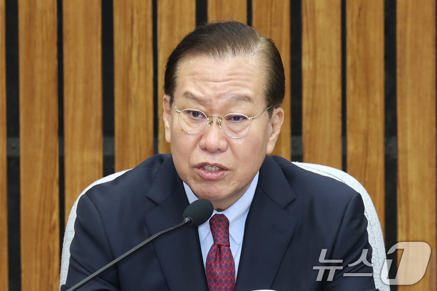 본문 이미지 - 권영세 국민의힘 비상대책위원장이 26일 오전 서울 여의도 국회에서 열린 주주 권익 및 기업 가치 제고를 위한 경제단체 간담회에서 발언하고 있다. 2025.2.26/뉴스1 ⓒ News1 이광호 기자