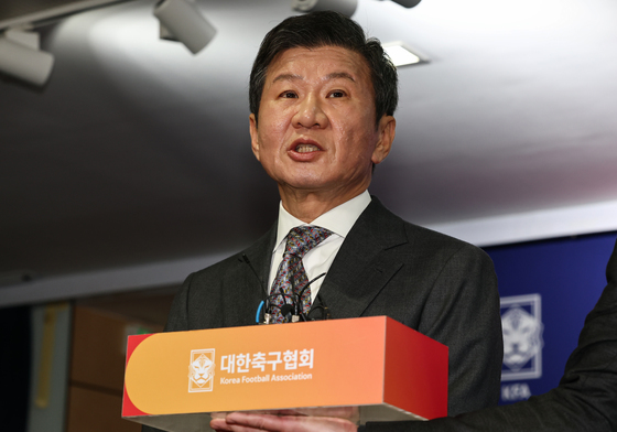 정몽규 축구협회장 신년사 "원칙은 분명, 과정은 투명, 결과엔 책임"