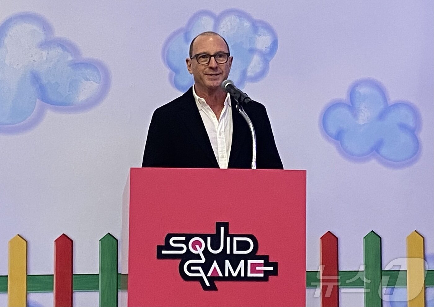 본문 이미지 - 그렉 롬바르도 넷플릭스 익스피리언스 부문 부사장(VP). 2025.02.26. ⓒ 뉴스1 신은빈 기자