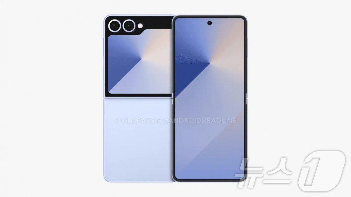 본문 이미지 - 갤럭시Z플립7 예상 렌더링 이미지&#40;온리크스·안드로이드 헤드라인 갈무리&#41;/뉴스1