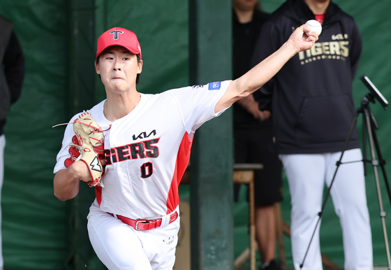 '팔꿈치 수술' KIA 곽도규, 1년 만에 1군 복귀