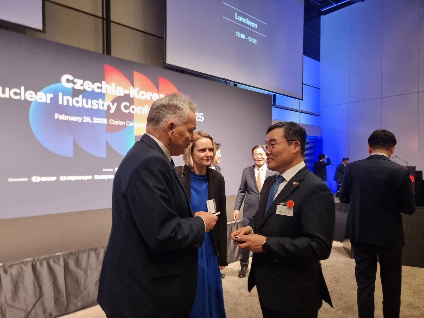 본문 이미지 - 2월 대우건설 김보현 대표이사가 체코를 방문해 한-체코 원자력 산업 컨퍼런스 참석했다.(대우건설 제공)