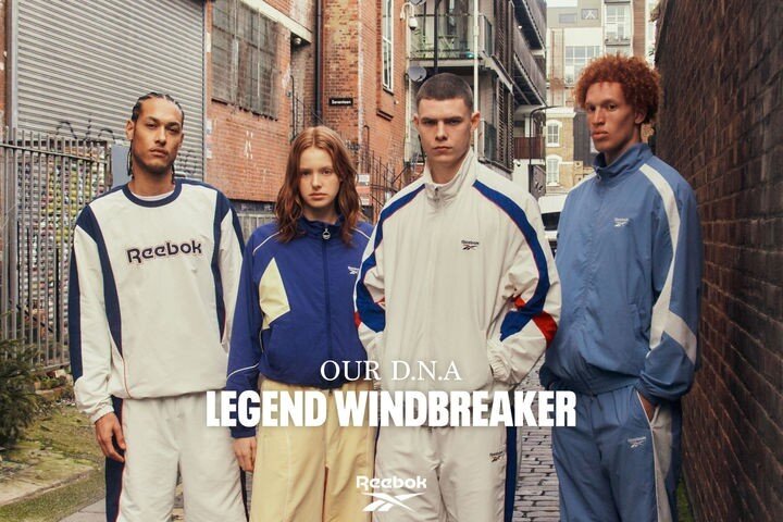 본문 이미지 - 리복 레전드 윈드 브레이커 셋업.(리복제공)