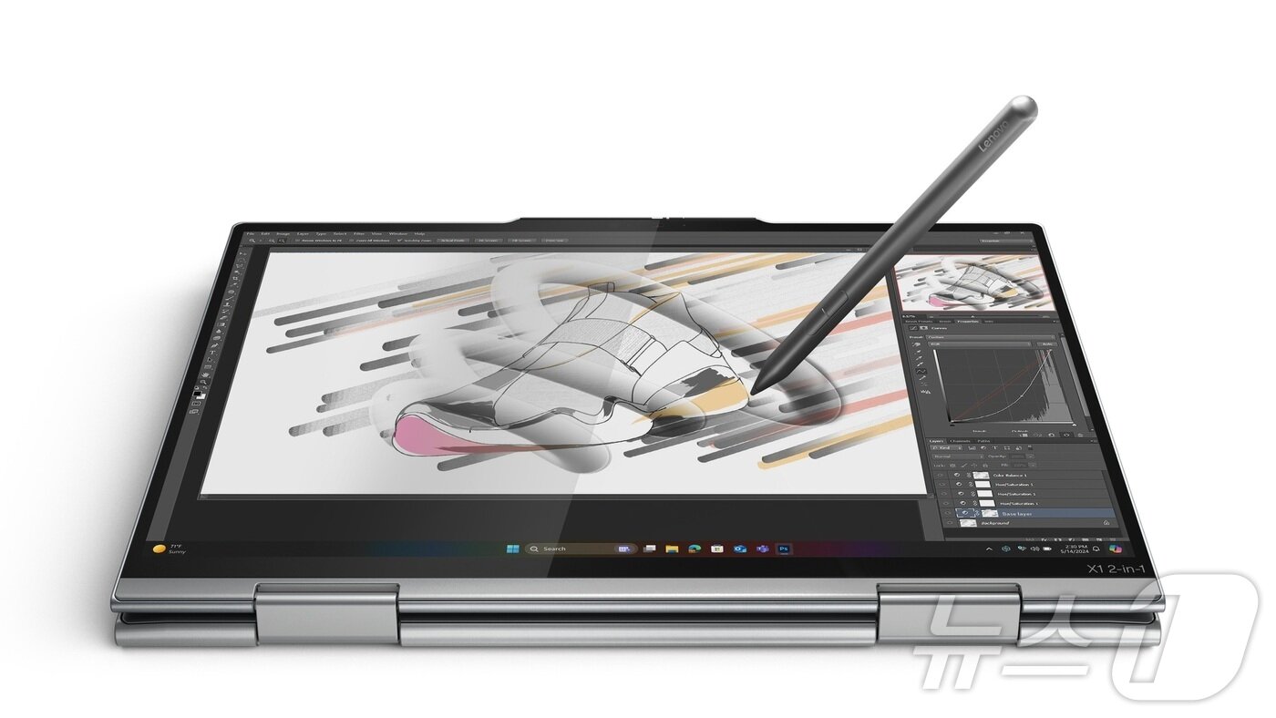 본문 이미지 - 레노버 씽크패드 X1 투인원 10세대 아우라 에디션(한국레노버 제공)